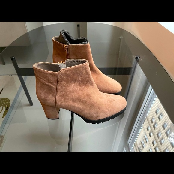 Camoscio Camel Italian boots - Picture 4 of 8